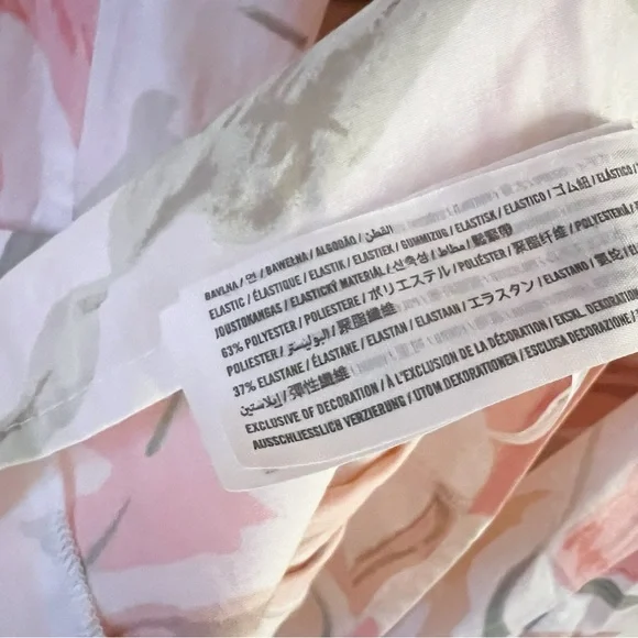 Abercrombie & Fitch Floral Mini Dress - Pink and Green - Picture 11 of 11